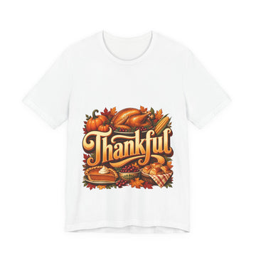 Thankful Thanksgiving Harvest Graphic T-Shirt
