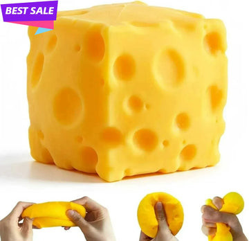 Cheese Squishies Toy, Squishies Cheese Slow Rising Squeeze Block, Venting Balls Stress Relief...