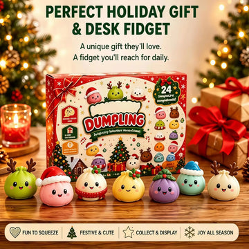 Hot Christmas Squishies Advent Calendar 24 Days Countdown Adviento Navidad Dumpling Squishy Slow Rising Squeeze Home Decor Gift
